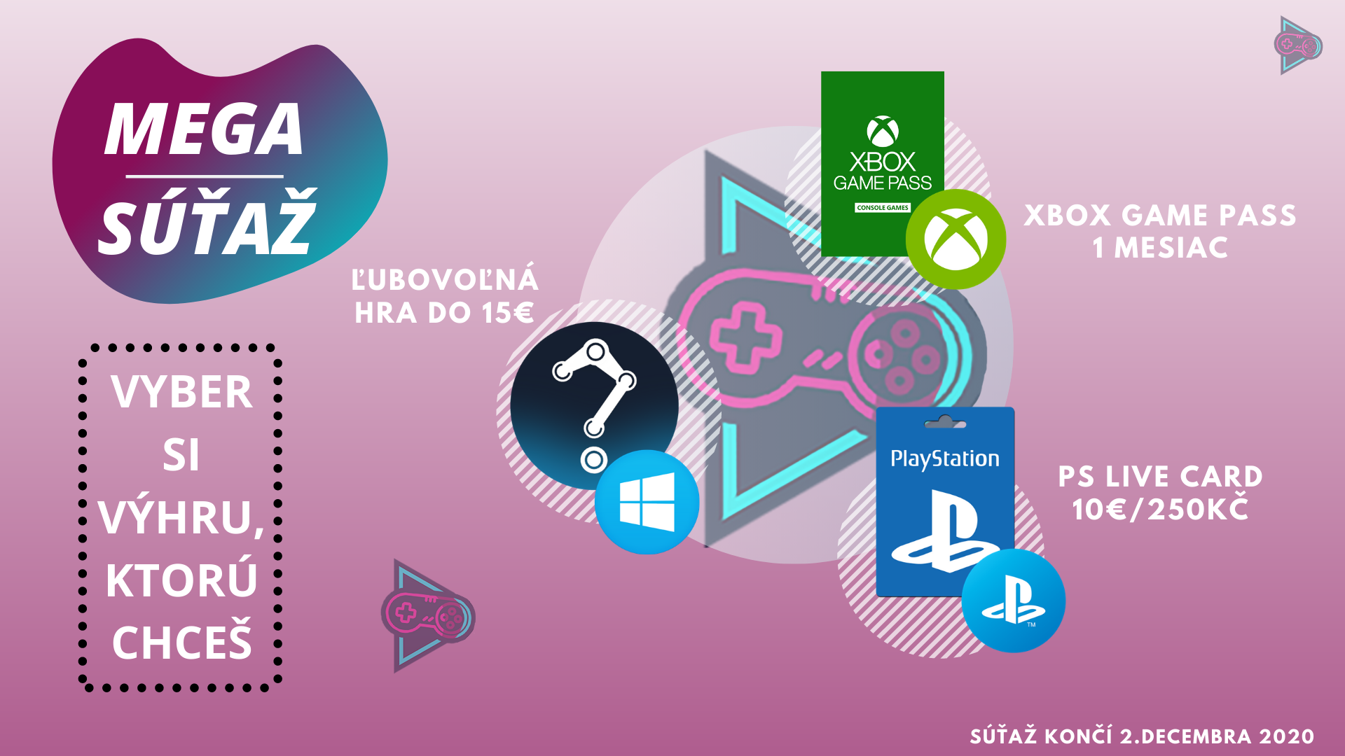 MEGA SÚŤAŽ - 26. - 2. december 2020