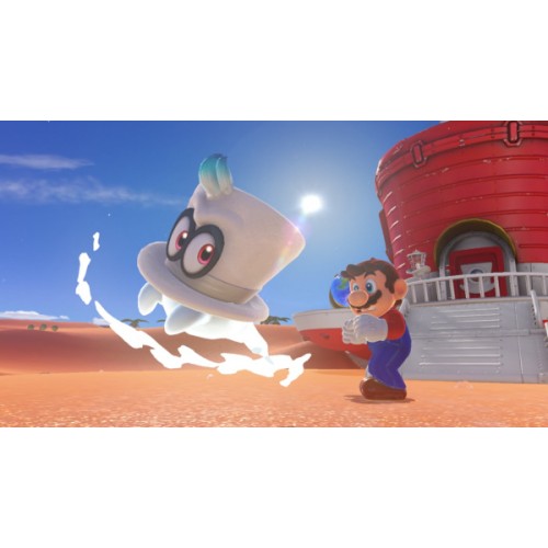 Nintendo Switch(Red)+Super Mario Odyssey DL bundle