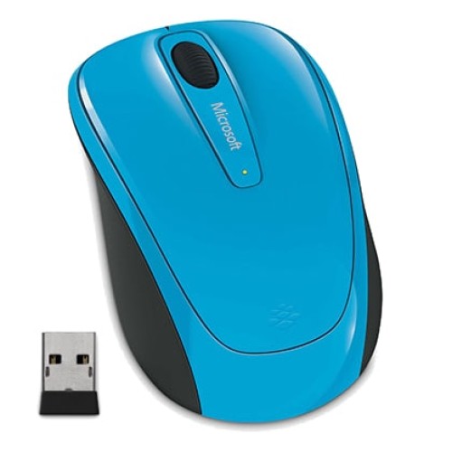 Microsoft Wrlss Mobile Mouse 3500, azurově modrá