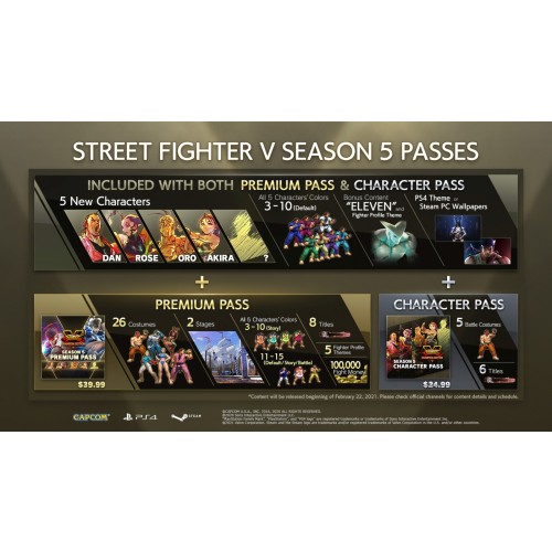 Street Fighter V - Season 5 Premium Pass
