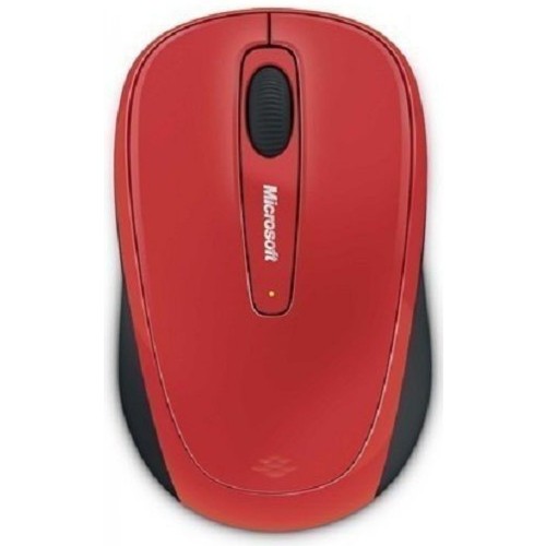 Microsoft Wrlss Mobile Mouse 3500, flame red gloss