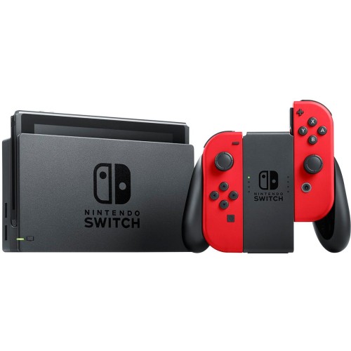 Nintendo Switch(Red)+Super Mario Odyssey DL bundle