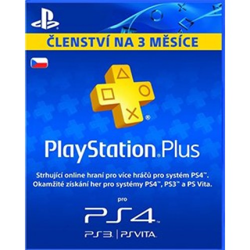PlayStation Plus 90 dní CZ