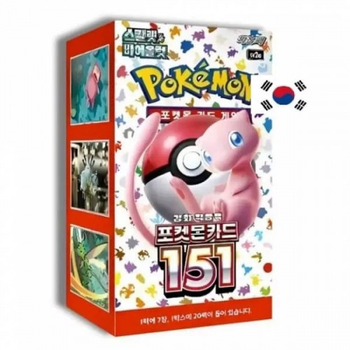 Pokémon TCG: Scarlet & Violet SV2a: Strength Expansion Pack - Pokemon Card 151 *KOREAN*
