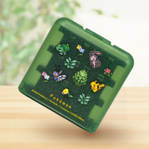 SWITCH 2 HORI Card Case 24 Pixel Green