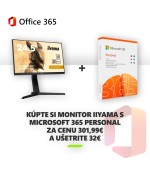 IIyama GB2590HSU-B1 G-MASTER Gold Phoenix + Microsoft 365 pre jednotlivcov bundle