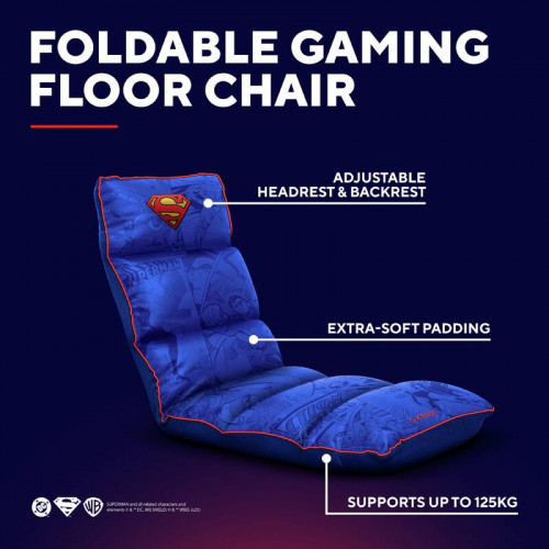 Herná stolička Trust GXT 718SM RAYZEE Superman (25740) modrá