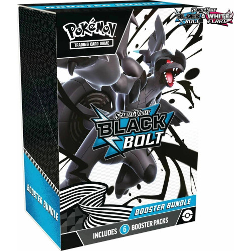 Pokémon TCG: SV10.5 Black Bolt booster bundle DISPLAY