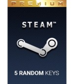 5x Random STEAM premium cd kľúče