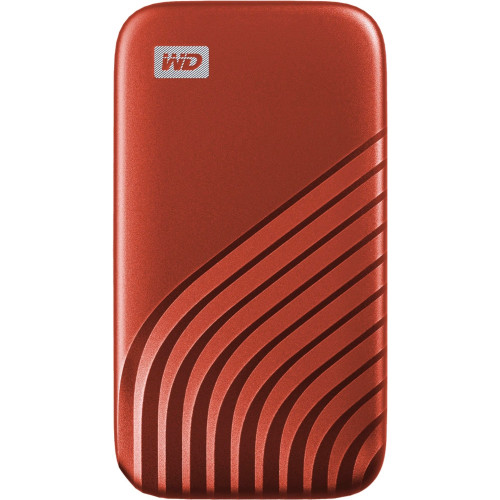 WD My Passport/2TB/SSD/Externí/2.5"/Červená/5R