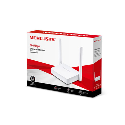 Mercusys MW301R 300Mbps WiFi N router, 3x10/100 RJ45, 2x anténa