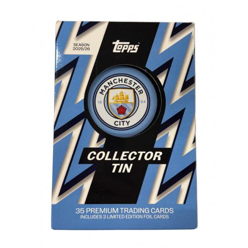 2025/26 Topps Manchester City Soccer Collector Tin