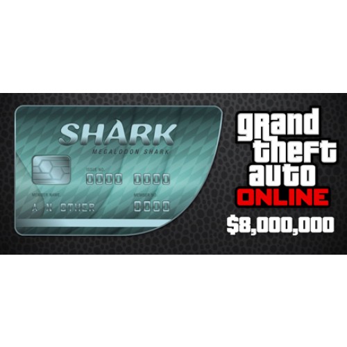 GTA 5 & Megalodon Shark Cash Card 8,000,000$