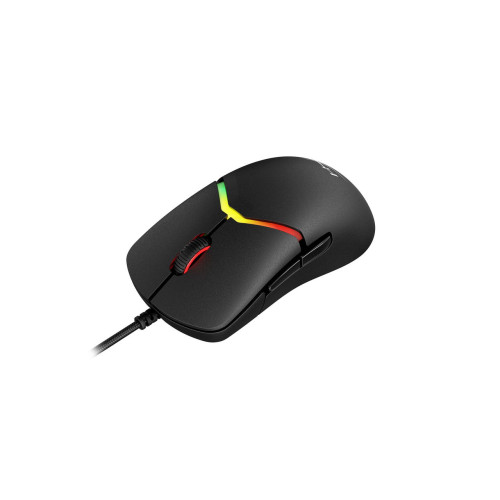 HP HyperX Pulsefire Saga/Herní/Optická/Pro praváky/26 000 DPI/Drátové USB-A/Černá