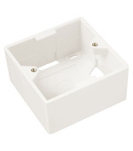 Box na omítku pro zásuvku SX9 bílý 80 x 80 x 41mm