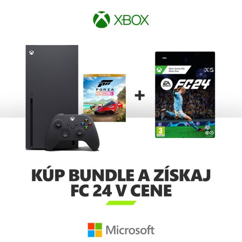 Microsoft Xbox Series X 1TB GB SSD + Forza Horizon 5 PREMIUM + EA Sports FC 24 Bundle