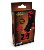 Ponožky World of Warcraft - Horde Black & Red