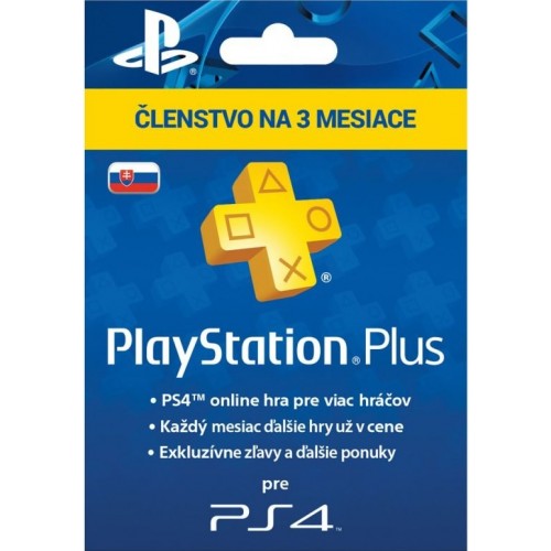 PlayStation Plus 90 dní SK