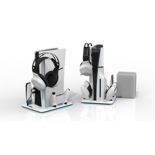 PS5 Slim DLX LED Multi-Function Charging Stand